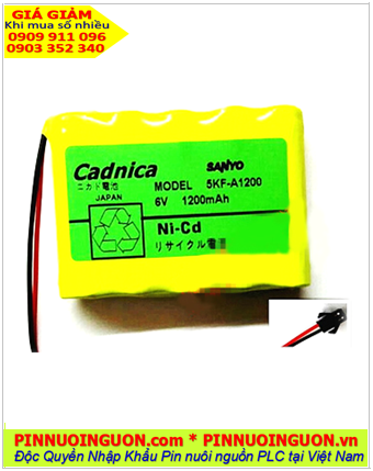 Pin nuôi nguồn SANYO 5KF-A1200 Rechargeable battery (6v-A1200mAh) | ĐANG CÒN HÀNG